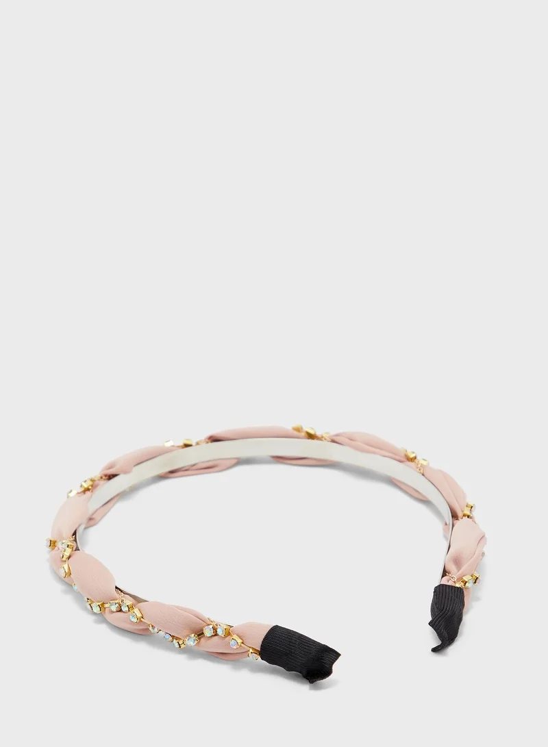 Ella Limited Edition Diamante Twisted Headband