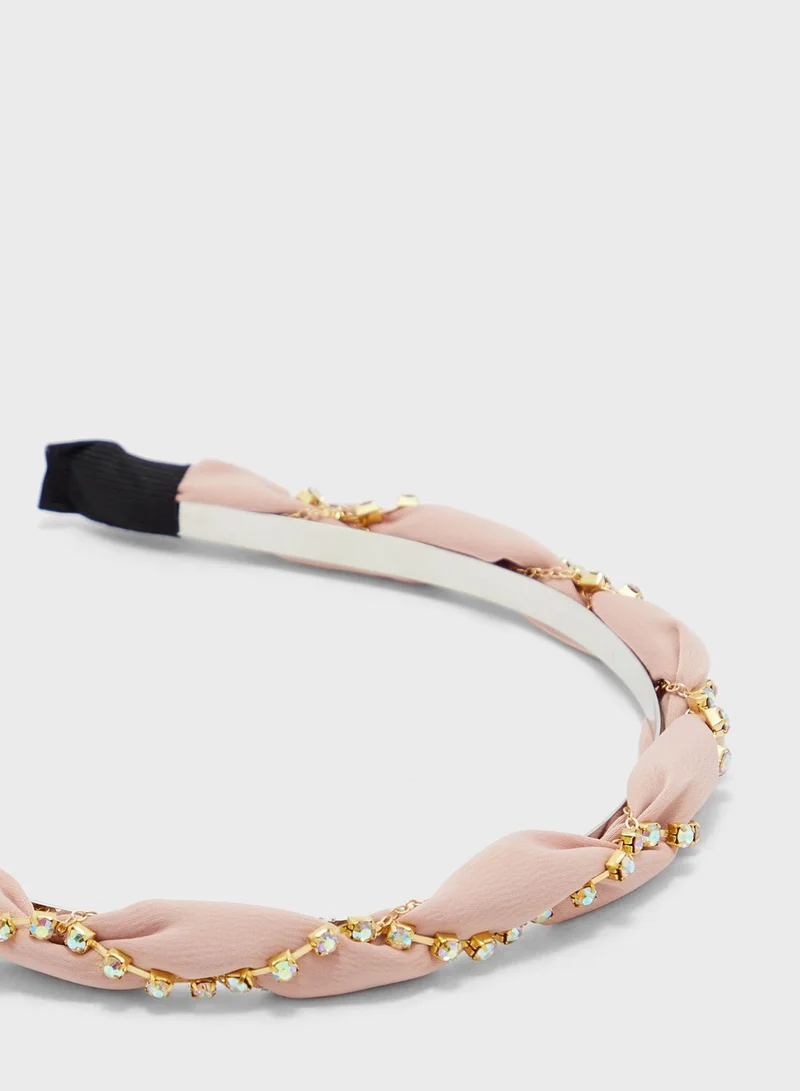 Ella Limited Edition Diamante Twisted Headband