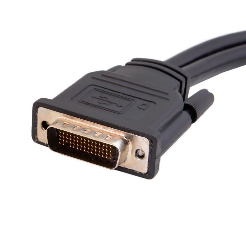 Chenyang DMS-59Pin 1 to 2 Displayport Splitter Extension Cable for PC Graphics Card - Image 2