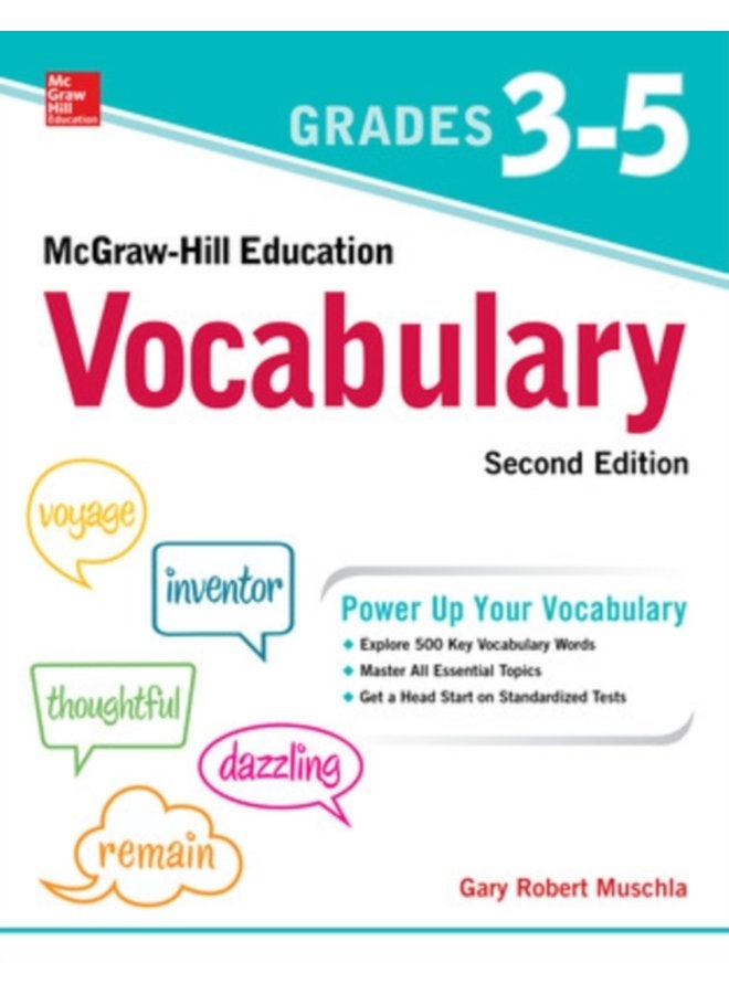 McGraw Hill Education Vocabulary Grades 3 5 Second Edition - Paperback