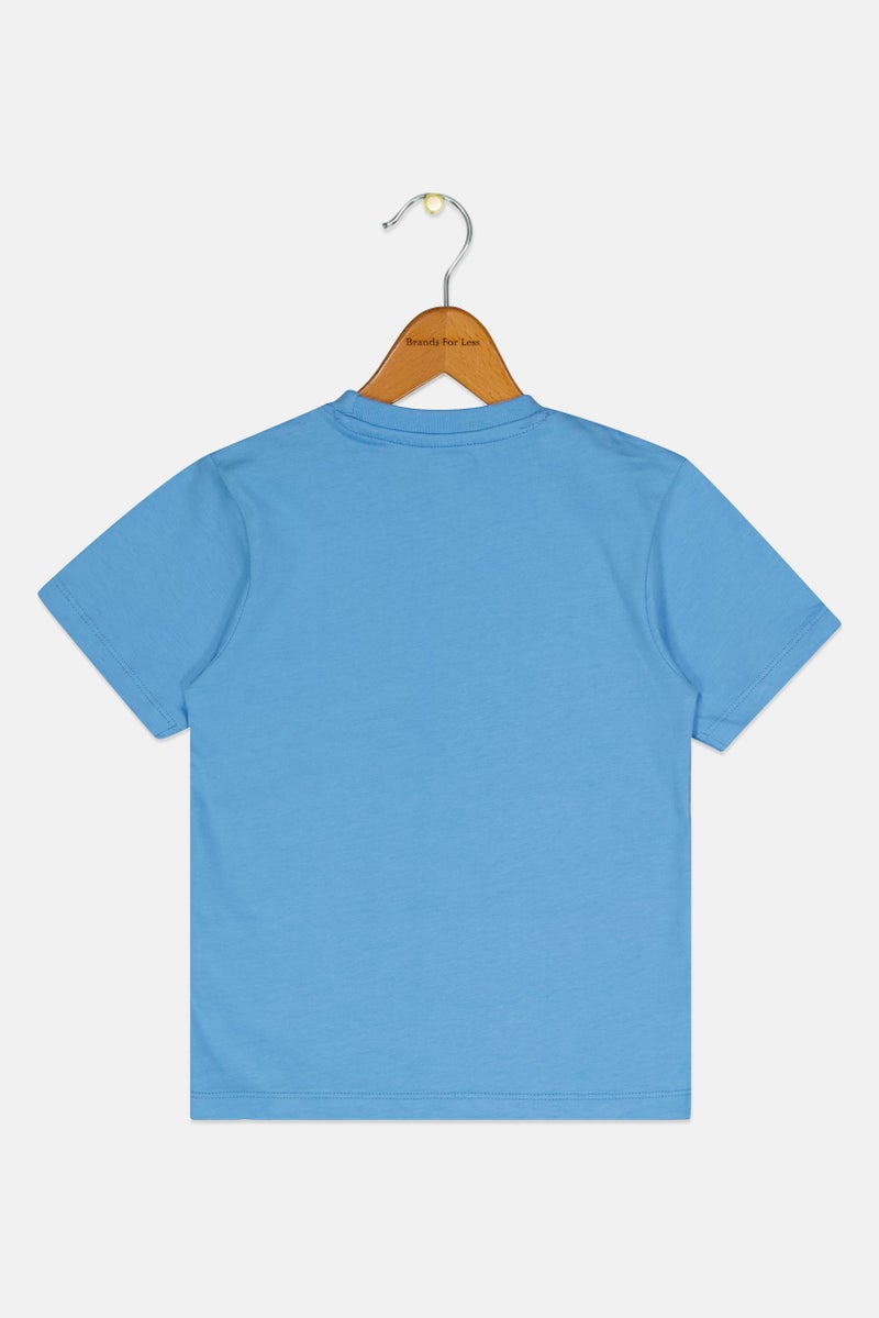 SONIC Toddlers Boy Graphic Print Short Sleeve T-Shirt, Blue - Image 3