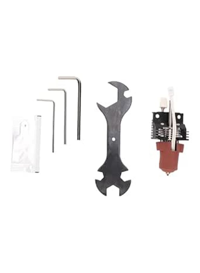 Walfront 3D Printer Ceramic Heating Block Hotend Kit Quick Swap Nozzle Metal Integrated Extruder Hotend For K1 K1C K1 Max Grey - Image 1