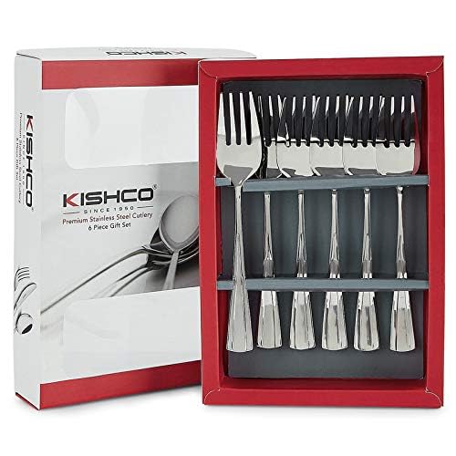 Kishco Stainless Steel Milan Baby/All Purpose Fork - Pack of 6 - Image 2