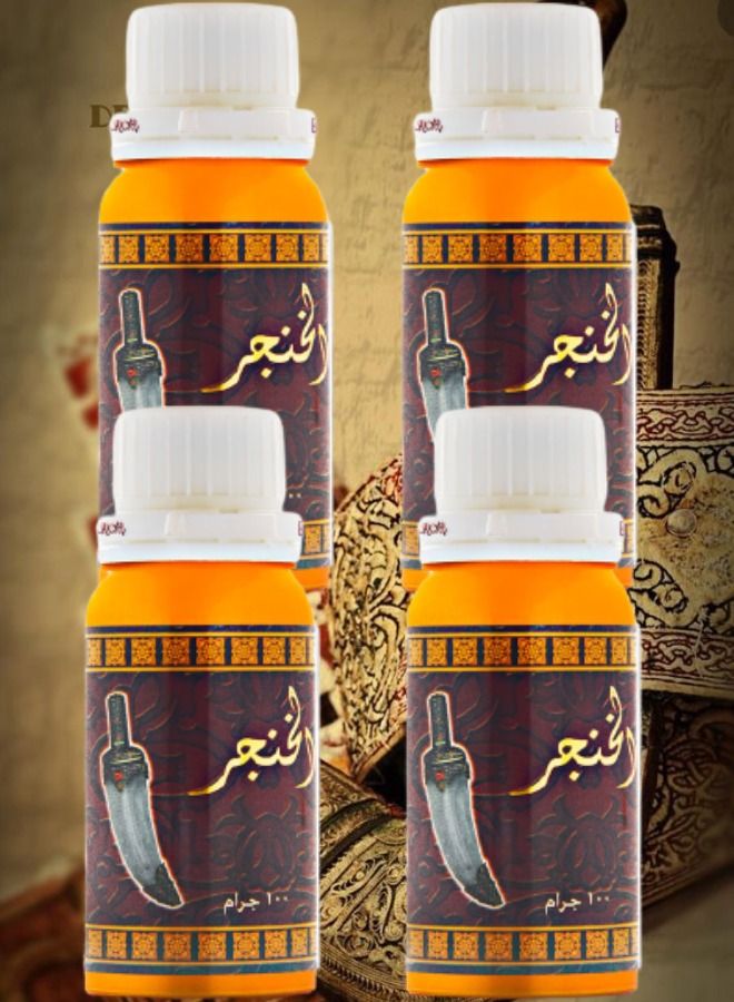 بانافع 4 قطع عطر زيتي الخنجر 100 جرام