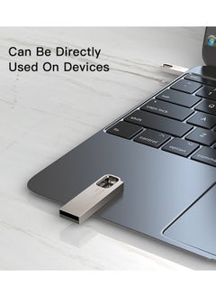 Yesido FL13 Metal Fast Data 128GB USB2.0 U Disk USB Flash Disk Silver  - Image 4