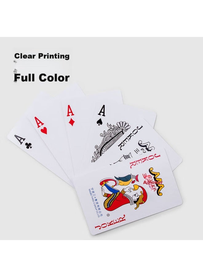 THREEA Aaa Guandan Special Playing Cards, Aaa Guandan Cards, Thickened Anti-Peeping Tabletop Card Game Cards, Red And Blue, 20 Decks In Total, 2208 - Image 4