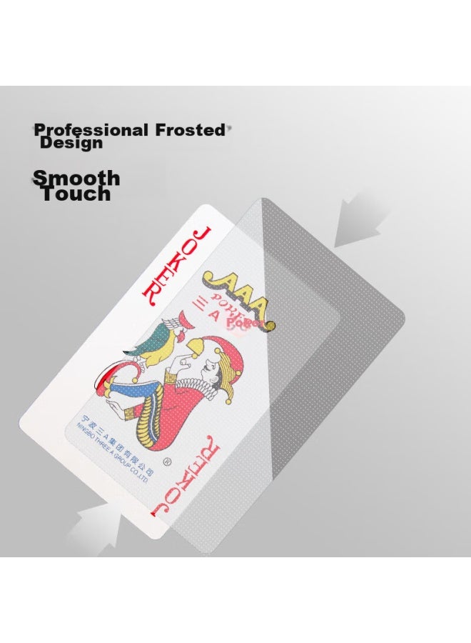 THREEA Aaa Guandan Special Playing Cards, Aaa Guandan Cards, Thickened Anti-Peeping Tabletop Card Game Cards, Red And Blue, 20 Decks In Total, 2208 - Image 3