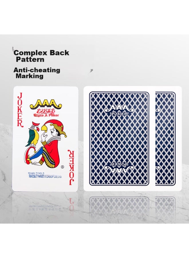 THREEA Aaa Guandan Special Playing Cards, Aaa Guandan Cards, Thickened Anti-Peeping Tabletop Card Game Cards, Red And Blue, 20 Decks In Total, 2208 - Image 5