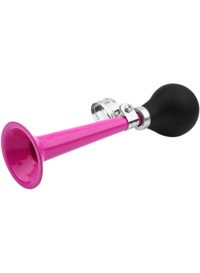 klarako Bike Air Horn Bicycle Cycling Retro Chrome Metal Hooter Loud Bell Bugle Trumpet Alarm Rubber Squeeze Bulb, 8.46 Inch