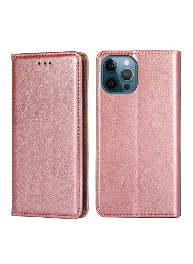S-TOP Case For iPhone 13 Pro Max PU + TPU Gloss Oil Solid Color Magnetic Horizontal Flip Leather Case with Holder & Card Slot & Wallet - Image 1