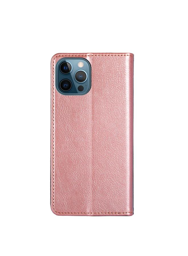 S-TOP Case For iPhone 13 Pro Max PU + TPU Gloss Oil Solid Color Magnetic Horizontal Flip Leather Case with Holder & Card Slot & Wallet - Image 3