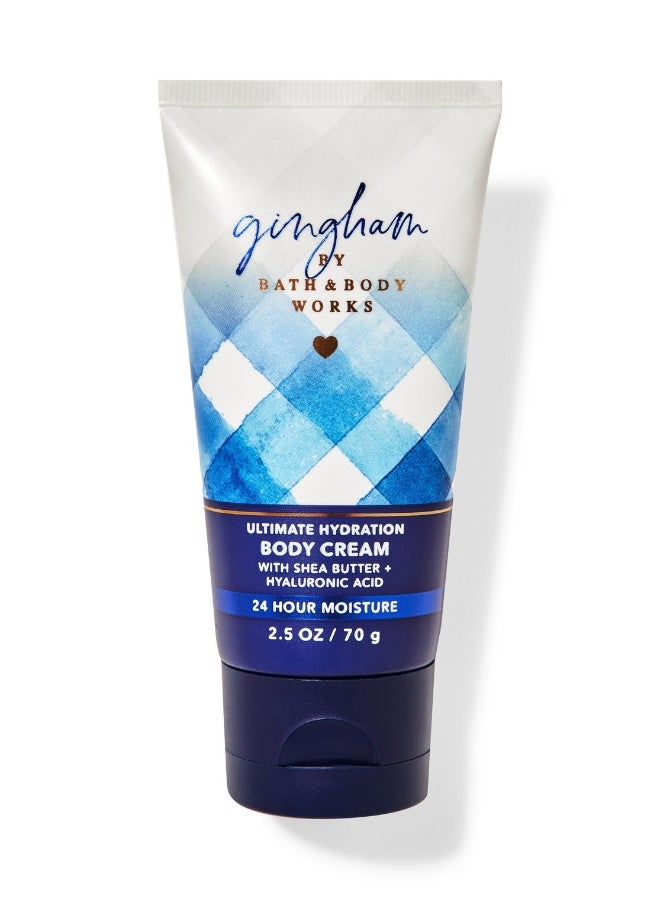Bath & Body Works Gingham Travel Size Ultimate Hydration Body Cream 