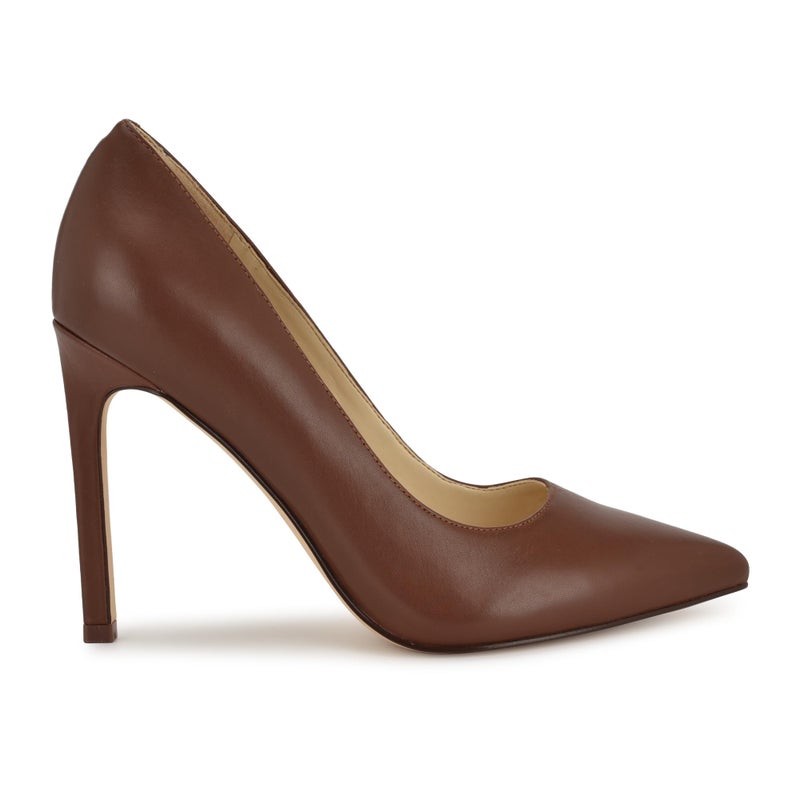 Nine West Women's Tatiana Pump, Medium Brown Leather 210, 8 - Image 5