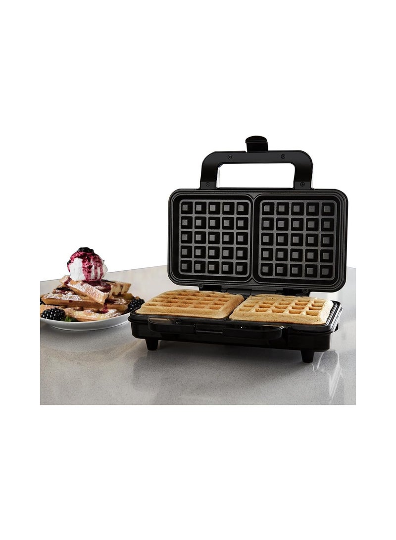 Sokany Waffle Maker Large Size, High Power 1000 Watt, Double Side Heating, Non-Stick Coating, Easy to Clean - Image 2