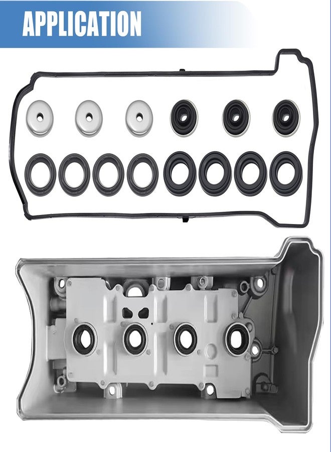 Sorello Engine Cylinder Valve Cover Gasket Set Compatible with Acura Honda Accord Civic Crosstour CR-V Element CSX ILX RDX RSX TSX - Replace VS50614R ES73071 - Image 2