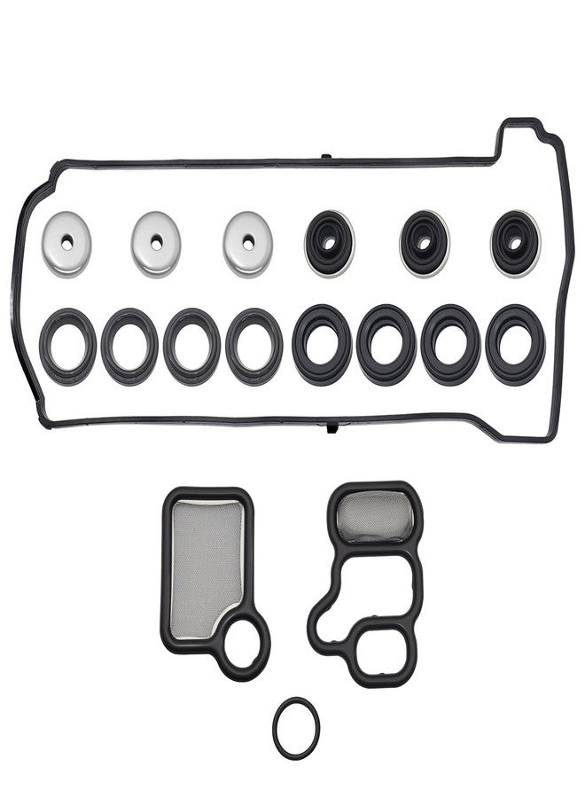 Sorello Engine Cylinder Valve Cover Gasket Set Compatible with Acura Honda Accord Civic Crosstour CR-V Element CSX ILX RDX RSX TSX - Replace VS50614R ES73071 - Image 1