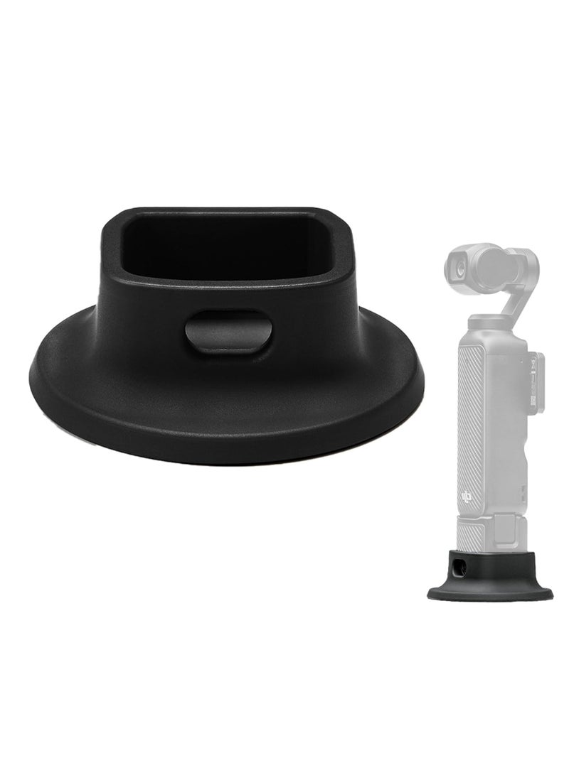 Barakah Silicone Non-Slip Desktop Mount for DJI Osmo Pocket 3, Silicone Non-Slip Base Support Base, Lightweight and Compact, OSMO Pocket 3 Accessories (Silicone Black/Large) - Image 1