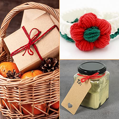 Vivifying Red Twine, 328 Feet 3mm Christmas Twine String for Gift Wrapping, Crafts, Packing and Hanging - Image 5