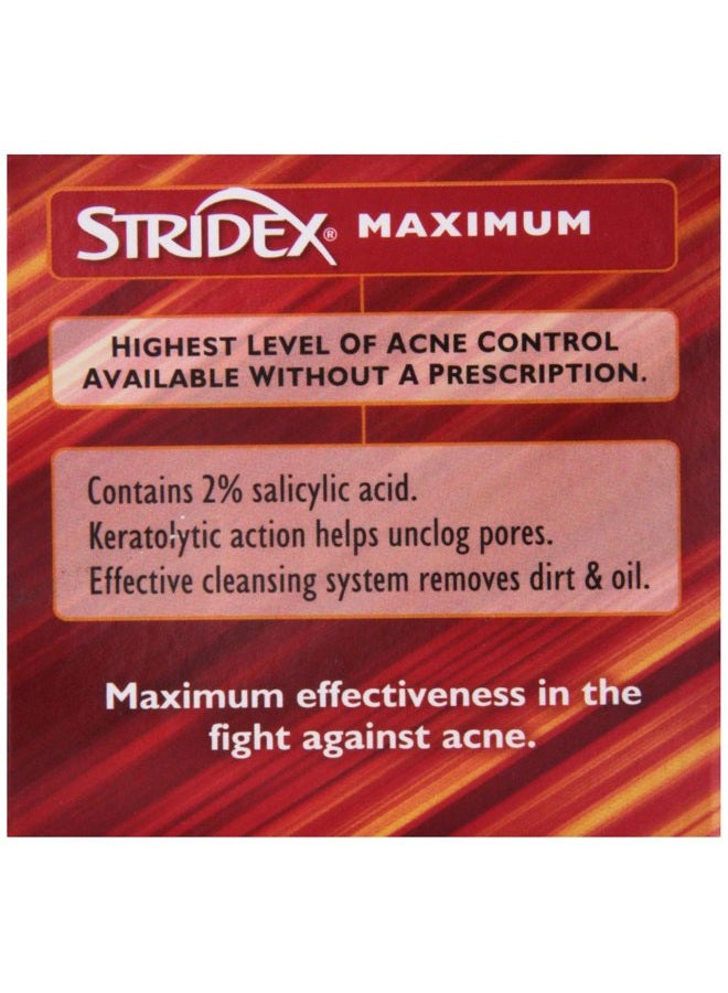 Stridex وسادات العناية اليومية قوة قصوى، 55 قطعة - Image 4