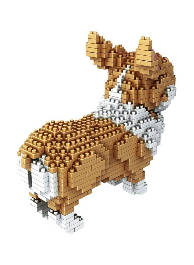 NIBEMINENT 950-Piece Corgi Dog Building Set T3705-7-L 14.5x7.5x12centimeter - Image 2