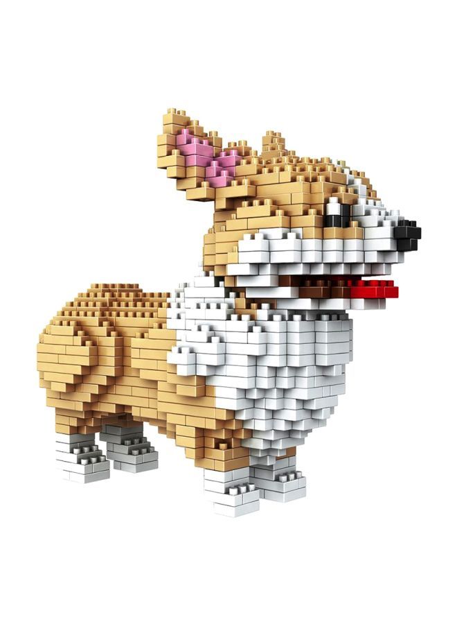 NIBEMINENT 950-Piece Corgi Dog Building Set T3705-7-L 14.5x7.5x12centimeter - Image 4