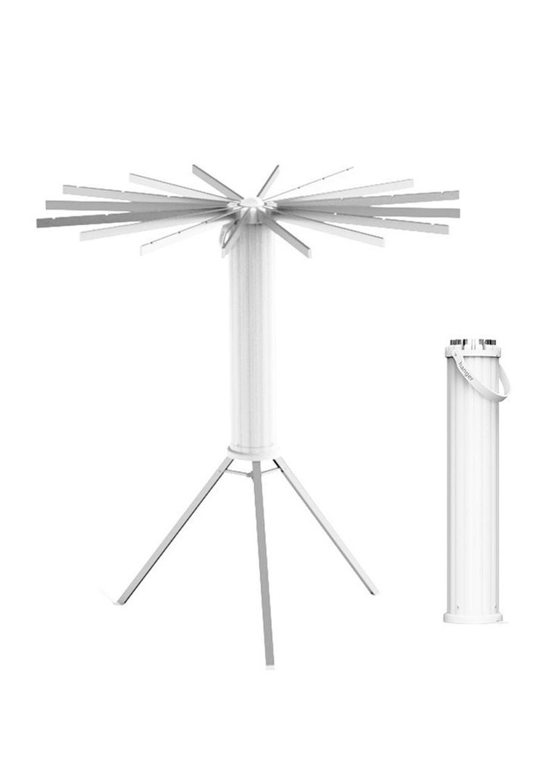 Arabest Tripod Clothes Drying Rack Folding Indoor, Portable Drying Rack Clothing and Height-Adjustable, Space Saving Laundry Drying Rack - Image 1