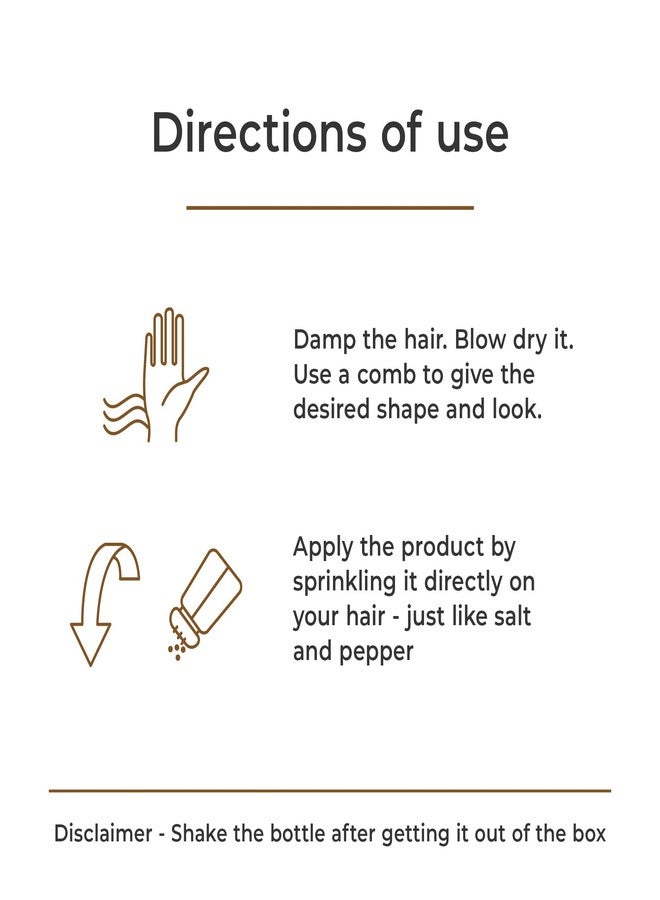 Nishman Mattifying Volume Powder Hair Wax P5+ ULTRA HOLD | Matte Finish | Vegan & Cruelty Free | Hair Voluminizing Powder Wax | Paraben & Sulphate Free 20-Gm (Pack Of 2) - Image 5