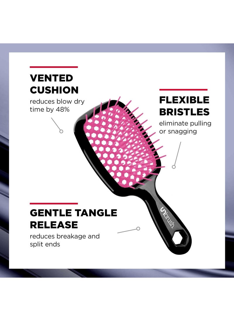 Brush Valkyrie Un Duoflex Wet Dry Hair - 100% Original Cherry Blossom  - Image 5