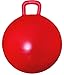 AppleRound Space Hopper Ball with Air Pump 22in55cm Diameter for Age 1013 Kangaroo Bouncer Hippity Hoppity Hop Ball for Taller Children Plain Color Red - Image 2