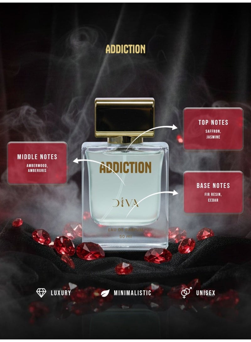 Diva Addiction Eau de Parfum – Inspired by Baccarat Rouge 35ml | 50ml - Image 2
