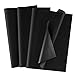 MIAHART 50 Sheets Black Tissue Paper 20X14 Inch Gift Wrap Paper Bulk Art Tissue Gift Wrapping Accessory Paper for Graduation Birthday Party Decor - Image 1