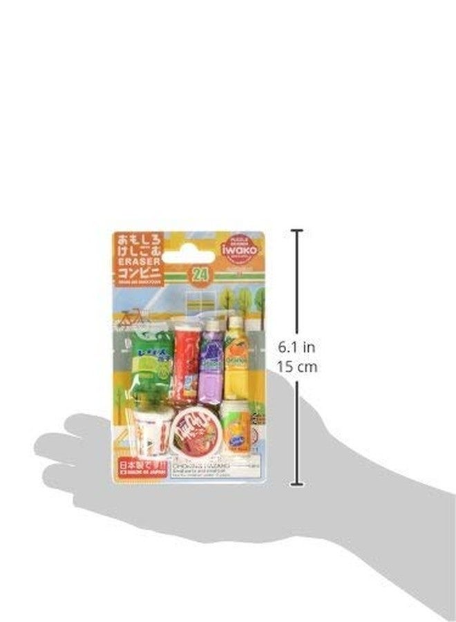 Iwako Japanese Brand Snacks - Iwako Food Japanese Eraser Set - Image 3