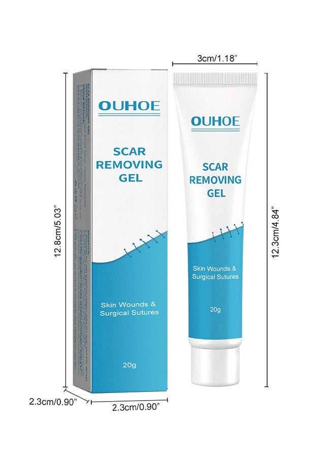OUHOE - Scar Removing Gel 20g,Scar Removal,Scar Treatment, Scar Removal Cream for C-Section, Stretch Marks, Acne, Surgery, Effective for Both Old and New Scars - Image 1