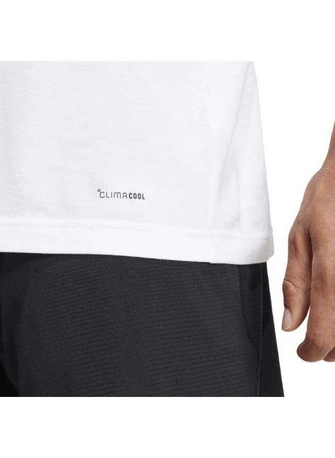 اديداس adidas tennis happy 3 balls men graphic t-shirt