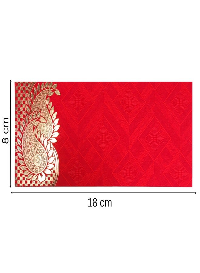 Fonsie cash shagun fancy design envelopes pack of 100 for gifting money on wedding gift, baby shower gift, shagun, family gatherings(Pink Ambiyan). - Image 3