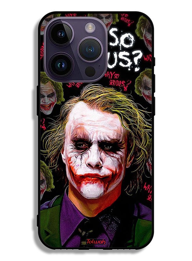 Tolwak Apple iPhone 14 Pro Protective Case Why So Serious - Image 2