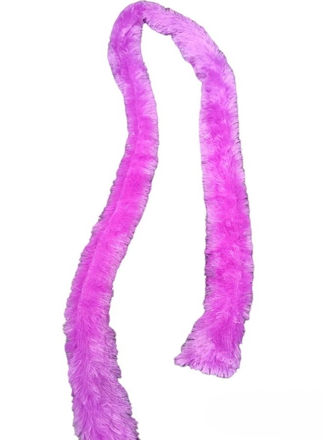 LUDALY Faux Fur Featherless Boa 72'' (Purple) - Image 1