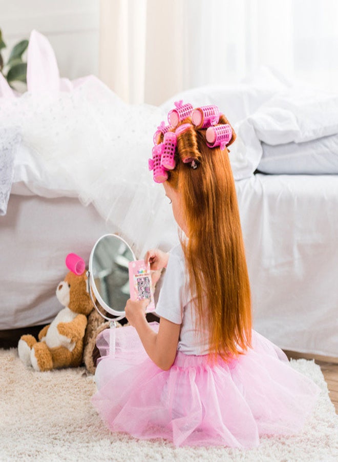 دوبورك مجموعة من 120 قطعة من الأظافر الاصطناعية اللطيفة، تغطي كامل الأظافر، مثالية للأطفال، لتزيين الأظافر بأنفسهم، هدية رائعة للأطفال - Image 5