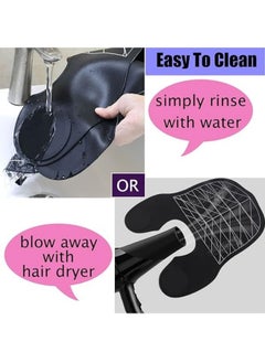 General Hair Cutting Guide Collar Silicone Waterproof Cutting Cape for Hair Stylist Hair Cutting Mat for Shoulders Hair Cut Mat with Guidelines Weighted Neck Wrap for Salon Home Large  - Image 5