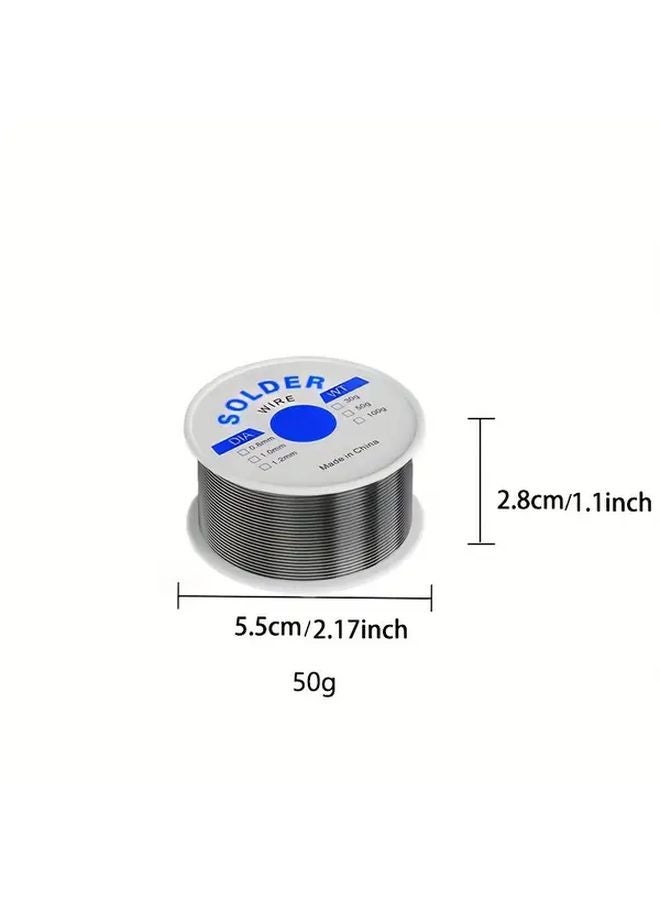 3pc 50g White Solder Wire Low Temperature 0 8mm For Electronics And DIY Crafts - Image 2