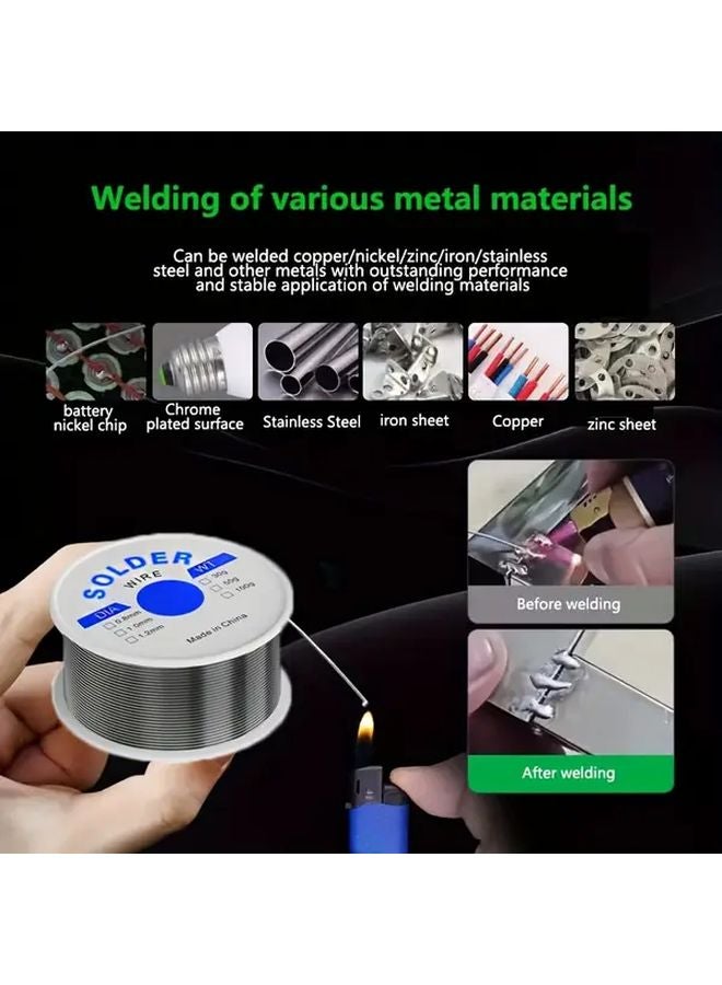 3pc 50g White Solder Wire Low Temperature 0 8mm For Electronics And DIY Crafts - Image 4