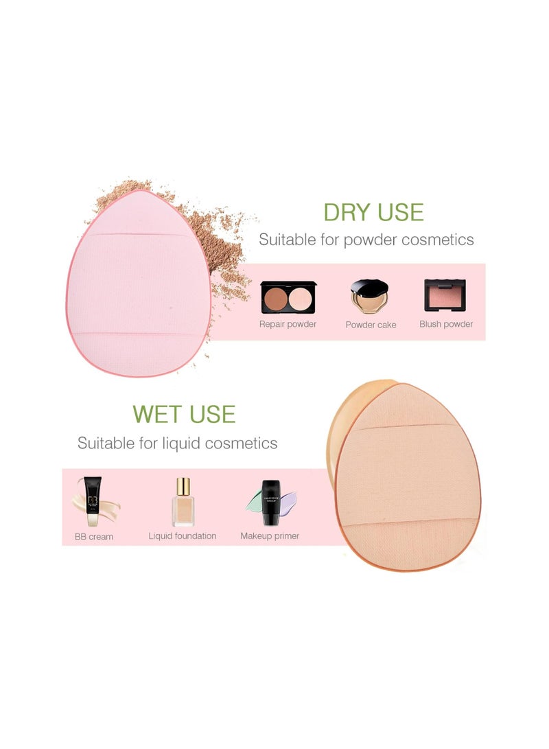 BEAUTY PLUS إسفنجة مكياج، مجموعة خلاط مكياج خالية من اللاتكس، إسفنجات مزج متعددة الألوان للأساس، البودرة والسوائل (10 قطع) - Image 3