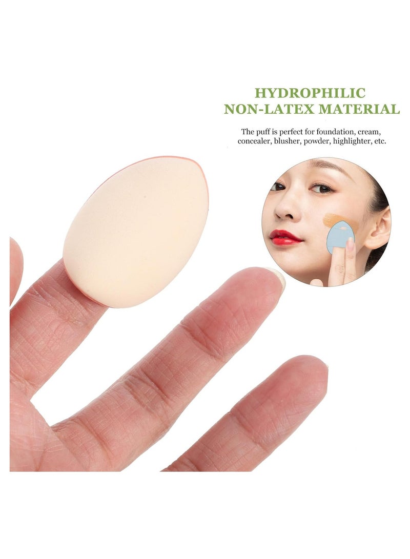 BEAUTY PLUS إسفنجة مكياج، مجموعة خلاط مكياج خالية من اللاتكس، إسفنجات مزج متعددة الألوان للأساس، البودرة والسوائل (10 قطع) - Image 4