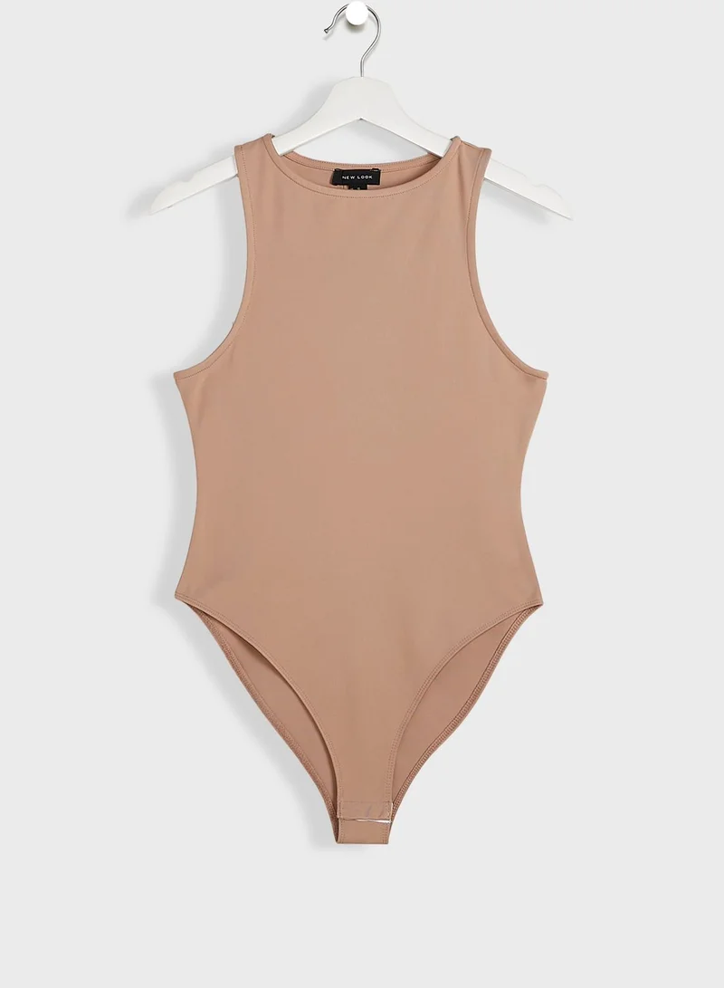 NEW LOOK Halter Neck Knitted Body