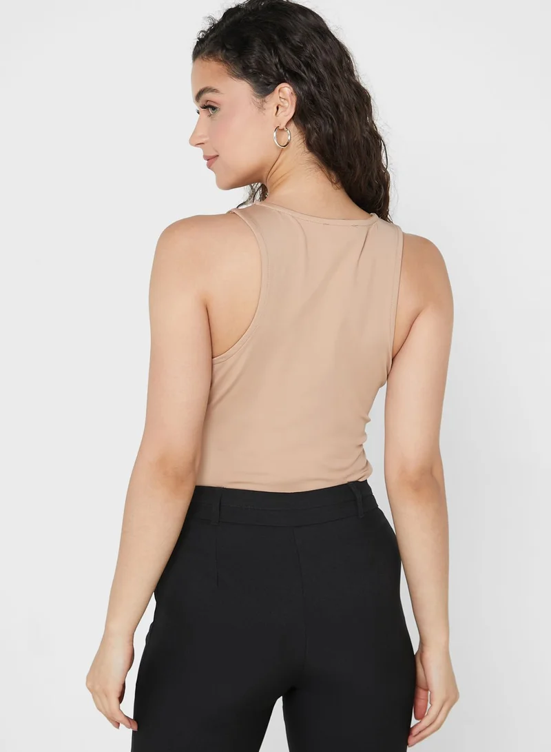 NEW LOOK Halter Neck Knitted Body
