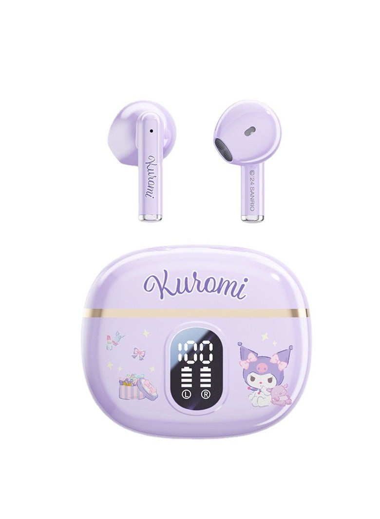General 2024 Sanrio Kuromi Bluetooth Headset Bluetooth True Wireless In-Ear Noise Cancelling Super Long Battery Life Gaming Earbuds  - Image 1