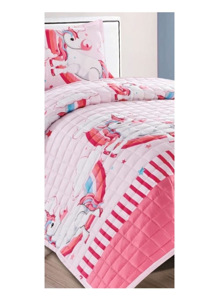 Moon - Comforter Set With Children'S Drawings, 3 Pieces, Compressed Quilt, Size 160x210 Cm - Image 1