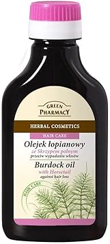 GREEN PHARMACY Natural BurdockRoot Oil with Horsetail for Hair Scalp To Help Reduce Hair Loss Stimulate Hair Growth 100ml - Image 2