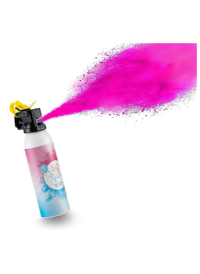 Gender Reveal Powder Spray For Baby Shower In Girl Pink - Image 1