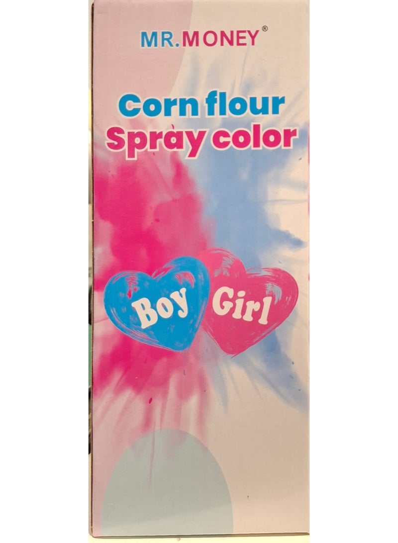 Gender Reveal Powder Spray For Baby Shower In Girl Pink - Image 4